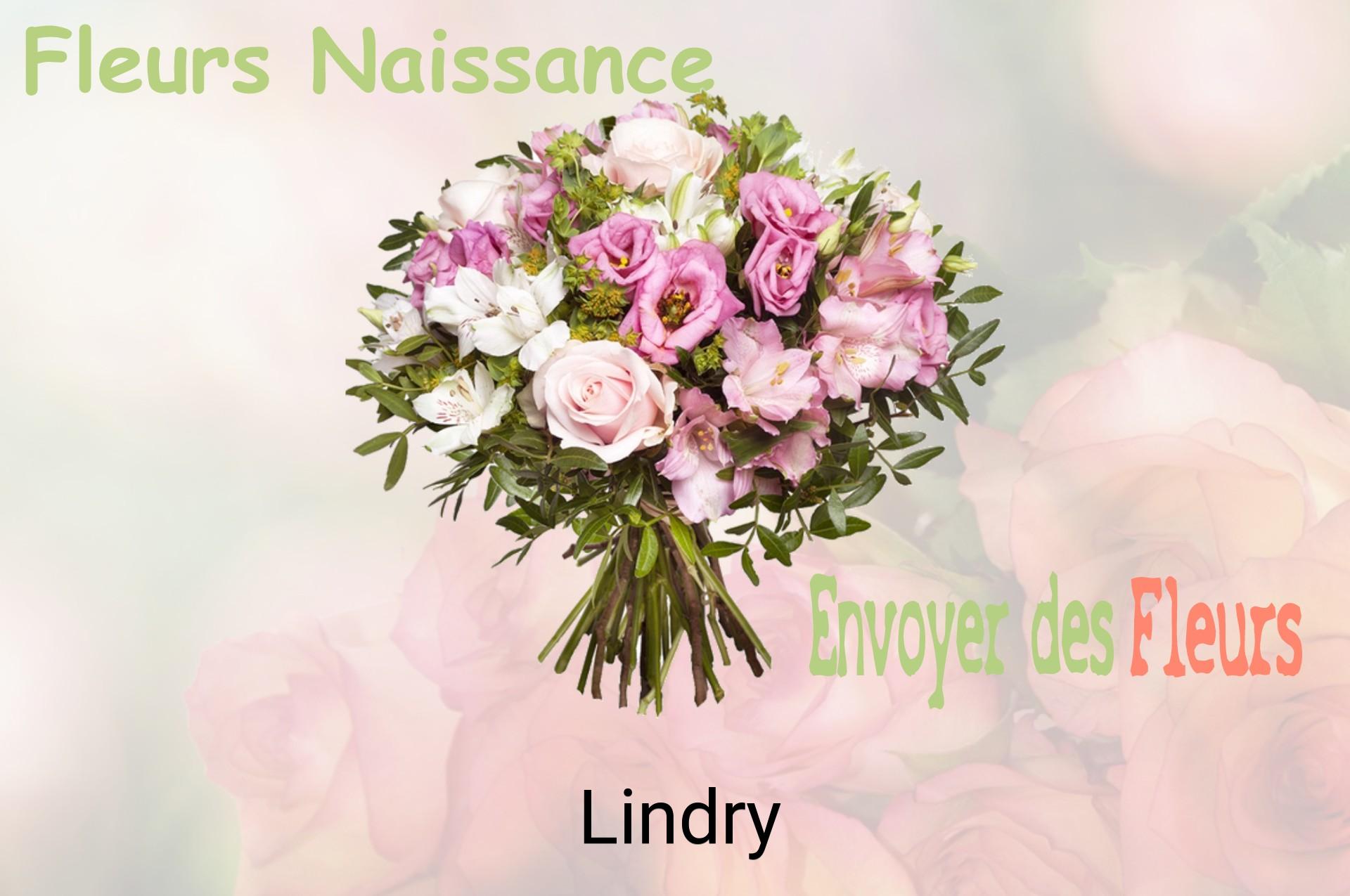 Bouquet de fleurs de naissance livré à Lindry
